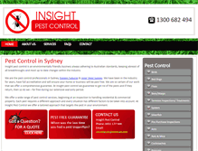 Tablet Screenshot of insightpestcontrol.com.au